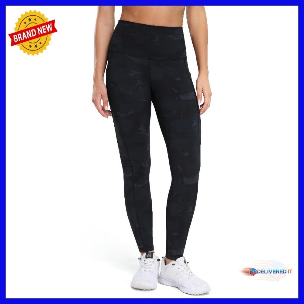 High Waisted Yoga Pants 7/8 Length Leggings with Pockets
